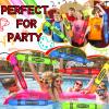 10 Pcs Inflatable Crayon Balloons 21.7 Inch Crayon Inflatable Balloons for Back to Party Decoration Graduation room Garden Room Birthday Party Decorations view 3