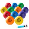 EVERICH TOY Playground Balls Kickball, 6 or 12 Pack 8.5" Soft Dodgeballs Bouncy Rubber Kick Balls for Kids Adults Outdoor Indoor, 4 Square Ball School Yard Games for Boys Girls 3-5 5-8 8-12 with Pump view 1