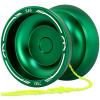 S10 Responsive Yoyo for Kids, Professional Yoyo Finger Spin Yo Yo Dual Function + 10 Strings, Bag, KK Bearing, Bearing Tool (Green) view 1