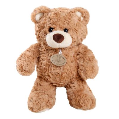 9.8 Inch Soft Teddy Bear Plush Toy, Cuddly Stuffed Animal for Kids & Toddlers, Brown Fluffy Plushie, Gift for Birthday, Valentine's Day, Christmas (Light Brown)