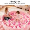 Heopeis Ball Pit Balls for Toddlers- 100 200 500 Non-Toxic Crush Proof Plastic Toy Balls for Toddlers 1 2 3 4 5 Years Old Ball Pool Playroom Playpen, Bounce House, Christmas Party Decoration view 4