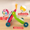 AuntyFey Baby Walker, 5 in 1 Push Walker, Baby Walking Walkers Push Toy for Girls, Girl Toddler Push Toy, Infant Walker, OrangeRed view 3