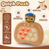 Pop Game Fidget Toy,Quick Push Game Pop Bubble Up Toys for Kids (owl) view 2