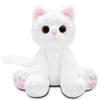 10" White Cat Stuffed Animal Plush Toys for Girls and Boys, Cute Plushies, Realistic Cat Stuffed Animals Plush Toy for Kids, Easter Basket Stuffers, Birthday Surprise Gifts, Christmas Decor view 1