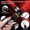 Kogibe Light Sword for Kids, Red Light Up Saber with FX Sound, Expandable Light Swords Set for Galaxy War Fighter Warriors, Halloween Dress Up Party, Christmas Birthday Present (with Belt Clip) view 3