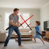 Kogibe Light Sword for Kids, Red Light Up Saber with FX Sound, Expandable Light Swords Set for Galaxy War Fighter Warriors, Halloween Dress Up Party, Christmas Birthday Present (with Belt Clip) view 4