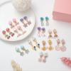 ERDOGLY 12 Pairs Kids Clip on Earrings for Girls, Toddler Clip on Earrings for Little Girls Princess Pretend Play & Dress up Jewelry Set, Girl Stick on Earring for Birthday Party Favor Gifts view 4