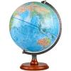 3D Embossed World Globe - Chinese and English Bilingual Geographic Globe for School, Home, Office - Durable and Stable Design view 1