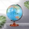 3D Embossed World Globe - Chinese and English Bilingual Geographic Globe for School, Home, Office - Durable and Stable Design view 3