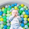 Heopeis Ball Pit Balls,100 200 500 Plastic Toy Balls for Kids, Crush Proof Ocean Balls Green for Baby Toddler, Kids Pool Play Tent, Baby Kiddie Pool, Party Decoration view 2
