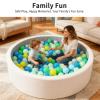 Heopeis Ball Pit Balls,100 200 500 Plastic Toy Balls for Kids, Crush Proof Ocean Balls Green for Baby Toddler, Kids Pool Play Tent, Baby Kiddie Pool, Party Decoration view 3