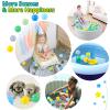 Heopeis Ball Pit Balls,100 200 500 Plastic Toy Balls for Kids, Crush Proof Ocean Balls Green for Baby Toddler, Kids Pool Play Tent, Baby Kiddie Pool, Party Decoration view 4