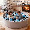 Heopeis Ball Pit Balls for Toddlers, 100 200 500pcs Non-Toxic Balls Plastic Balls for Kids, Crush Proof Stress Balls for Baby Toddler Ball Pits Play Tent, Pool,Birthday Party Decoration view 2