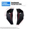for YZF-R7 YZF r7 2025 2024 2023-2022 Accessories Spoiler Motorcycle Fairing Side Wing aerodynamic Wing Deflector Fixed Wind Wing (Matte Black) view 3