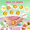 FAGNBED Air Dry Clay 138 Colors, Modeling Magic Clay Set with 5 Sculpting Tools, Gift for Ages 3-12 Boys and Girls view 4
