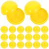 Cabilock Gumball Vending Machine Capsules 50pcs 1.18in Hollow Bingo Balls,Pinata Stuffers DIY Craft Supplies Props for Holiday Party view 1