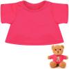 Litherr S Sublimation Stuffed Bear Clothes Shirt Fit 8-12 Inch Plush Animal Tiny Blank Stuffed Animal Tshirt Easy Matching Doll Accessory Make Your Unique Stuffed Doll Outfit view 1