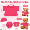 Litherr S Sublimation Stuffed Bear Clothes Shirt Fit 8-12 Inch Plush Animal Tiny Blank Stuffed Animal Tshirt Easy Matching Doll Accessory Make Your Unique Stuffed Doll Outfit view 2