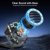 Small Bluetooth Speaker with Powerful Crystal Stereo Sound and Deep Bass, Mini Speakers with DSP, BT5.3, Microphone, Portable Speakers for Stocking Stuffers, Room, Car, Trip, Ideal Gift for Men, Women view 2
