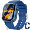 Waterproof Smart Watch for Kids Boys Ages 5-12 with 39 Games, HD Camera, Video, Music, Habit Tracking, Alarm, Pedometer, Kids Smart Watch Chrismars Birthday Gift for Boys Age 5 6 7 8(Blue) view 1
