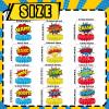 12 Pcs Hero Table Honeycomb Centerpieces, Hero Theme Happy Birthday Party Decorations for Women Men, Fun Action Standing Card Party Decor Party Supplies view 3