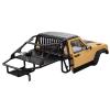 1/10 RC Hard Shell Cab & Back-Half Cage Body Shell Kit for 1/10 RC Crawler TRX4 SCX10 90046 AT4 GEN 8 Scout II,313mm Wheelbase Cherokee Upgrade and Modify (Desert Yellow) view 3