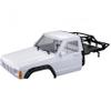 1/10 RC Hard Shell Cab & Back-Half Cage Body Shell Kit for 1/10 RC Crawler TRX4 SCX10 90046 AT4 GEN 8 Scout II,313mm Wheelbase Cherokee Upgrade and Modify (White) view 1
