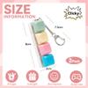 2 Pcs Keyboard Fidget Toy, Loud Clicker Keyboard Fidget for Adults to Relieve Stress and Anxiety Decompression Keyboard Fidget Keychain view 2