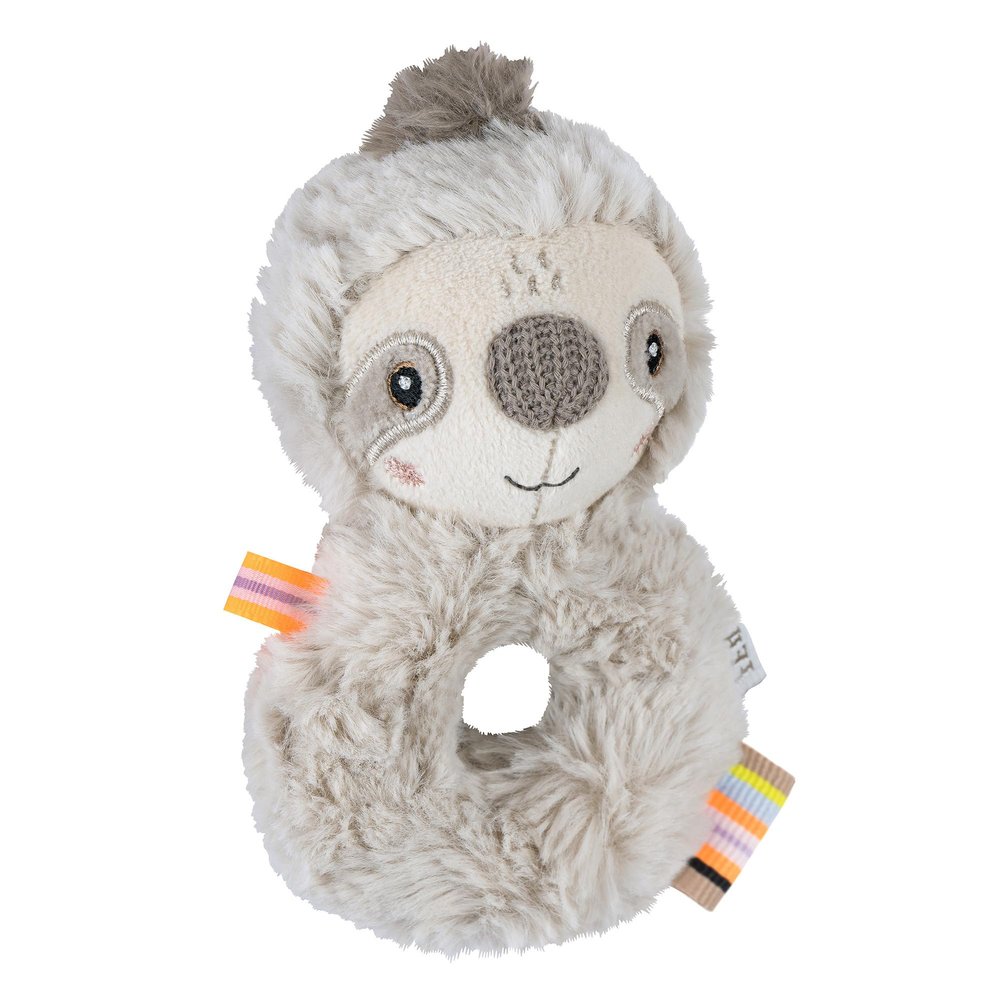 Fehn Lazy Grip Ring, Motor Skills Toy with Rattle, for Fun Early Learning, Faithful Companion for Babies and Toddlers from 0 Months