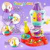 Dough Play Sets for Kids Ages 2-4, Unicorn Theme Dough Tools Toys, Creations Dough Ferris Wheel Kits, Candy & Cookie doughTools Accessories, Classroom Preschool Party Gift for Kids Ages 4-8 view 3