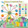 Dough Play Sets for Kids Ages 2-4, Unicorn Theme Dough Tools Toys, Creations Dough Ferris Wheel Kits, Candy & Cookie doughTools Accessories, Classroom Preschool Party Gift for Kids Ages 4-8 view 4