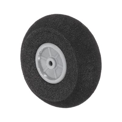 MECCANIXITY RC Airplane Wheels 1.38" OD x 0.47" T Aircraft Sponge Wheels Foam Wheel Replacement for DIY RC Model Plane 1 Pcs