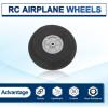 MECCANIXITY RC Airplane Wheels 1.38" OD x 0.47" T Aircraft Sponge Wheels Foam Wheel Replacement for DIY RC Model Plane 1 Pcs view 3
