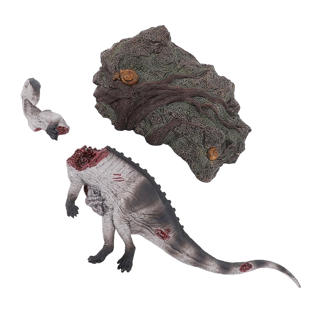 Dinosaur Model Set,Plastic Ancient Animal Figure with Scenic Display Base for Kids Adults Collectors