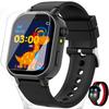 Waterproof Smart Watch for Kids Boys Ages 5-12 with 39 Games, HD Camera, Video, Music, Habit Tracking, Alarm, Pedometer, Kids Smart Watch Chrismars Birthday Gift for Boys Age 5 6 7 8(Black) view 1