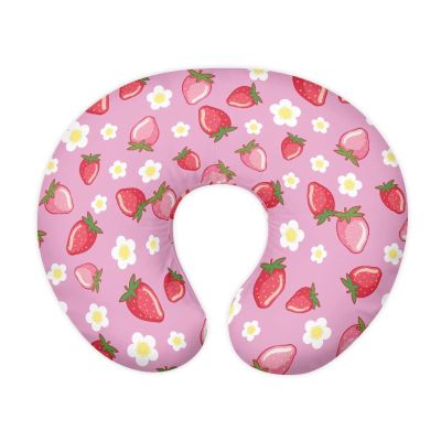 TSVAGA Strawberry Pillow Cover Girls Breastfeeding Pillow Cover for Baby, Super Soft Breathable Breast Feeding Pillows Case