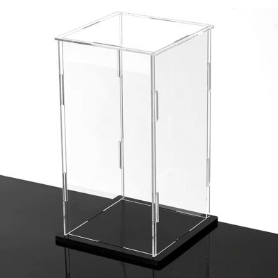 Xyrona Display Case 4" 6" 8" 10" 12" 14" 16" 20" Tall Acrylic Case, Waterproof Plastic Showcase for Collectibles/Memorabilia, Assemble DIY Display Cabinet(L45xW50xH50cm/18x20x20)
