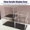 Xyrona Display Case 4" 6" 8" 10" 12" 14" 16" 20" Tall Acrylic Case, Waterproof Plastic Showcase for Collectibles/Memorabilia, Assemble DIY Display Cabinet(L45xW50xH50cm/18x20x20) view 2