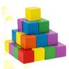 WEKAMOS Mini Wooden Square Blocks Early Childhood Education Craft Cubes for Math Manipulatives and DIY Projects Smooth and Sturdy Wood Square Blocks view 4