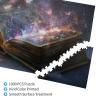 Vextrovia 1000 Piece Wooden Jigsaw Puzzle for Adults, Celestial Library with Floating Books and Night in Fantasy, Ideal for Relaxation and Family Fun, Exploratory Hobbies and Challenges view 3