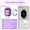 Waterproof Smart Watch for Kids Girls Ages 5-12 with 39 Games, HD Camera, Video, Music, Habit Tracking, Alarm, Pedometer, Kids Smart Watch Chrismars Birthday Gift for Girls Age 5 6 7 8(Purple) view 3