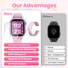 Waterproof Smart Watch for Kids Girls Ages 5-12 with 39 Games, HD Camera, Video, Music, Habit Tracking, Alarm, Pedometer, Kids Smart Watch Chrismars Birthday Gift for Girls Age 5 6 7 8(Pink) view 3