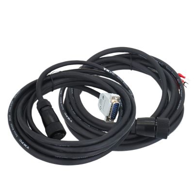 AC Servo Motor Power Cable + Encoder Cable 3M 5M Length for 100-750W Servo Motor(2M)