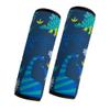 2 Pack VegaPunkLab Seat Straps Shoulder Pads for Kids - Seat Belt Cover Pad, Perfect for Car Booster Seats, Strollers, High Chair, Backpacks, and More, Dinosaur view 1