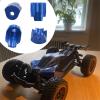 4X Shock Guard Cover Anti Collision Aluminum Alloy Protector for 1/14 1/18 RC Car Sturdy, Blue view 4