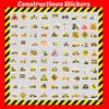 100 Pack Construction Stickers, Construction Party Favors, Birthday Decorations Excavator, Bulldozer, Bulldozer, Dump Truck view 2