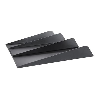 ATATKP Car Rear Bumper Diffuser 4 Shark Fins Spoiler Racing Lower Splitter Compatible for Honda Civic Hatchback Modification MOC Part