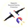 BackBay R/C 45cm 22awg Magnetic Universal 3-Pin Servo Extension w/Mounting Ear - 18in Twisted Wire Safety Clip - (60) 0.08 Strands Per Wire view 2