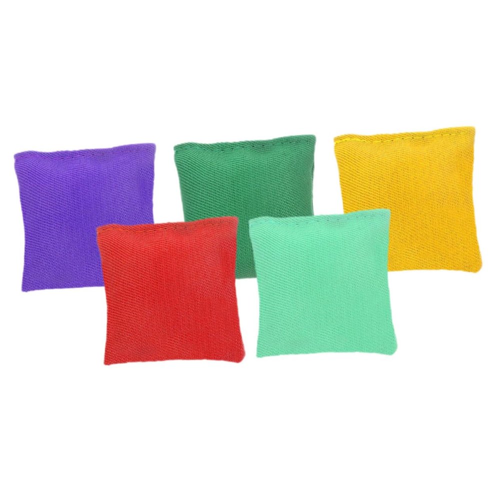 YARNOW 5pcs Double Layer Bean Bags for Toss Game Non Leaking Design for Backyard Fun Sports Events and Outdoor Gatherings