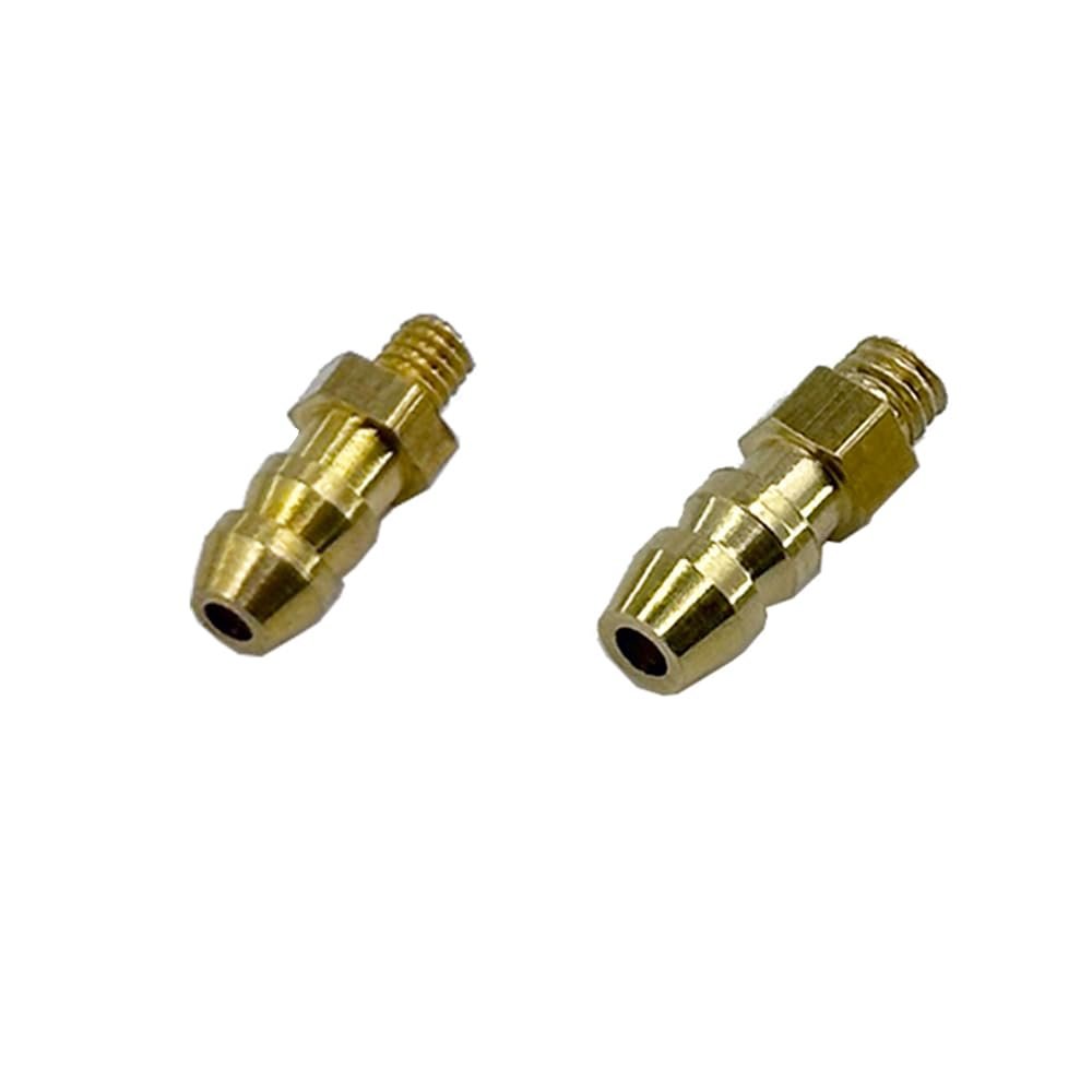 URIMPAVIDO 2PCS RC Boat Water Cooling Faucet Water Nipple Fuel Nozzle for RC Boat Ship DIY Model Toy Parts (M3/M4)